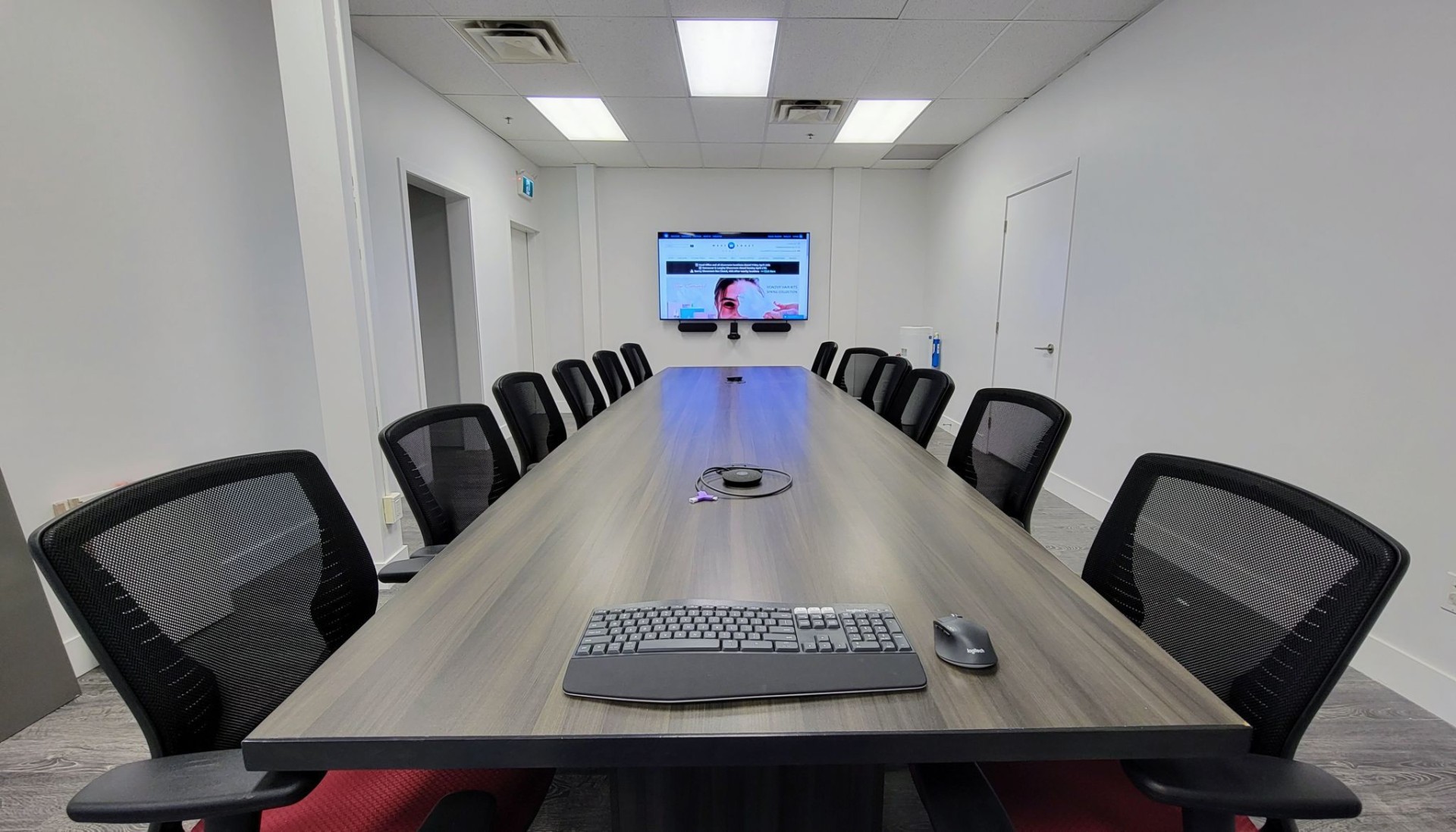 video conferencing board room setup